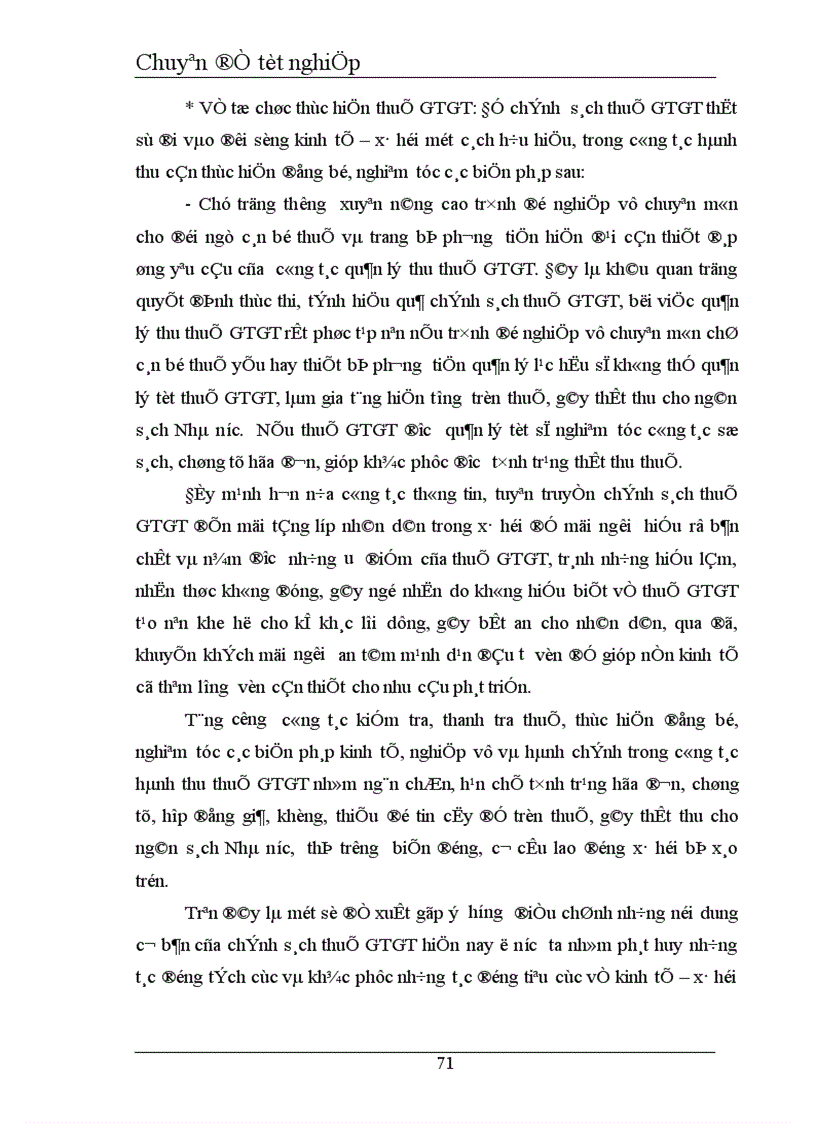 image for page Giải pháp tăng cường quản lý thu thuế giá trị gia tăng đối với các doanh nghiệp ngoài quốc doanh trên địa bàn tỉnh Hà Tĩnh