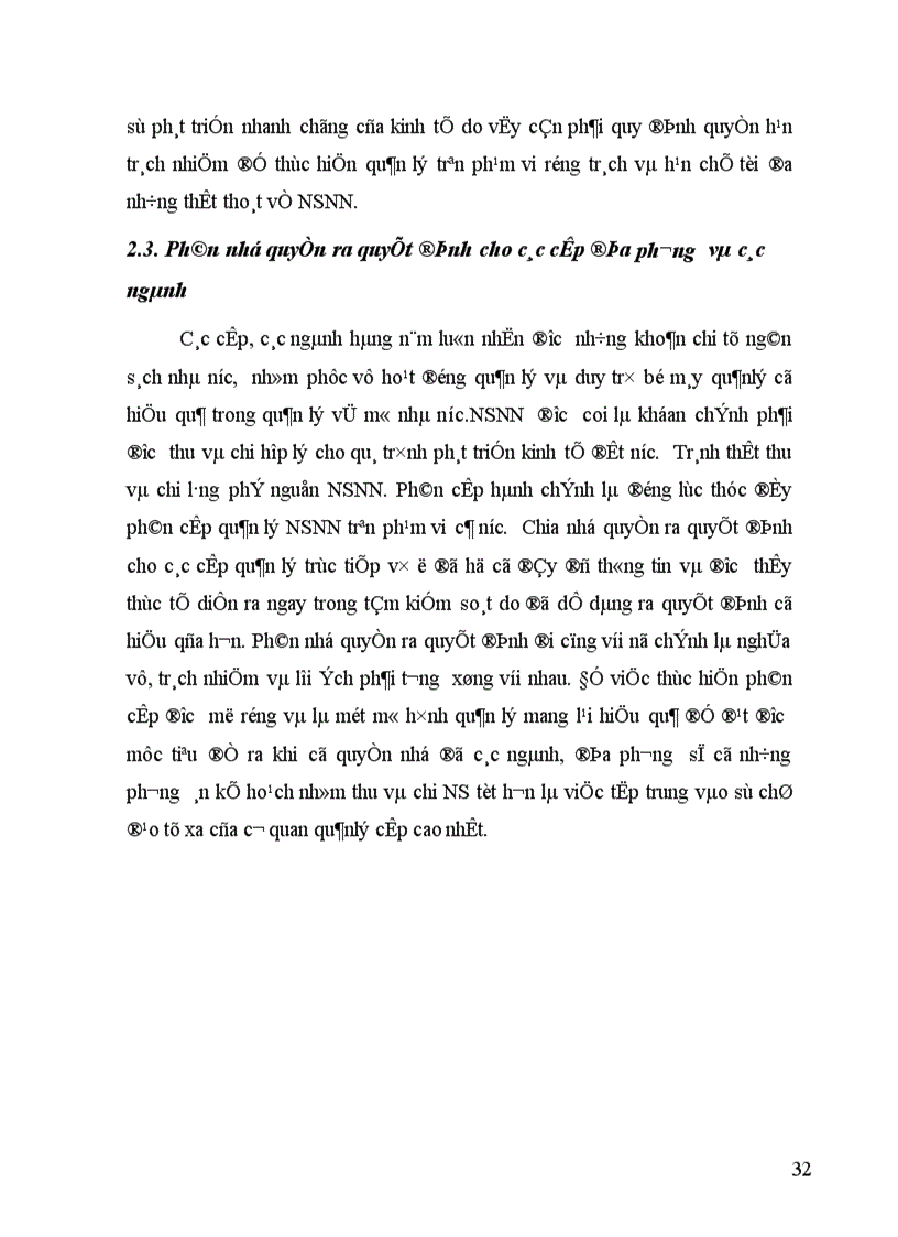 image for page Phân cấp trong quản lý Ngân sách Nhà nước 1