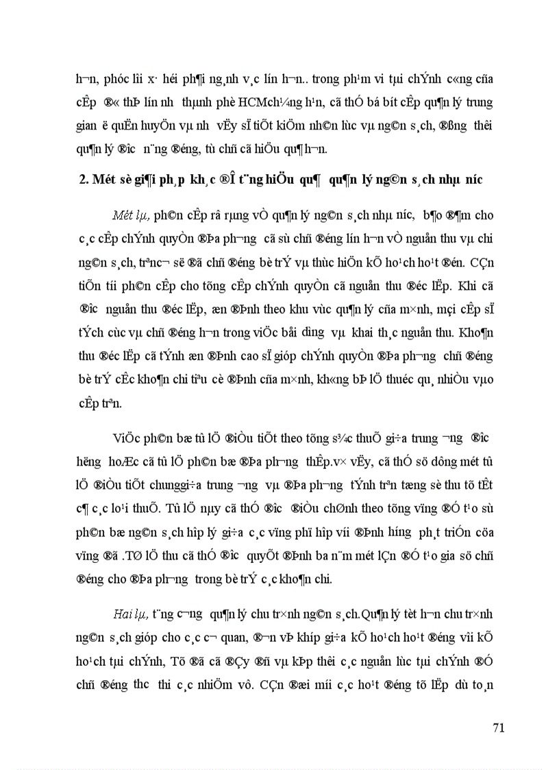 image for page Phân cấp trong quản lý Ngân sách Nhà nước 1