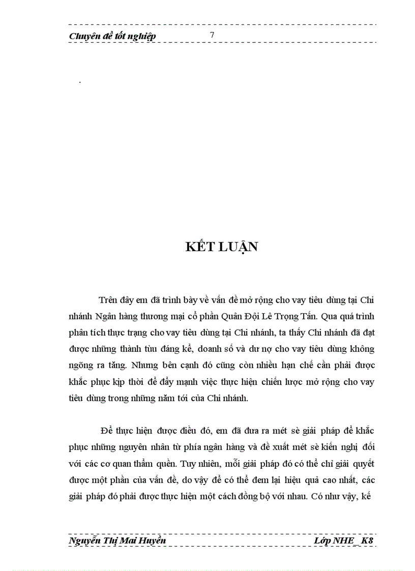 image for page Thực trạng và giải pháp mở rộng cho vay tiêu dùng của Chi nhánh Ngân hàng thương mại cổ phần Quân Đội Lê Trọng Tấn 1