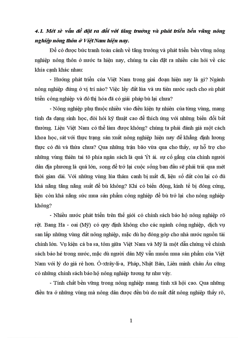 image for page Mối quan hệ giữa tăng trưởng kinh tế và phát triển bền vững trong lĩnh vực kinh tế nông nghiệp nông thôn