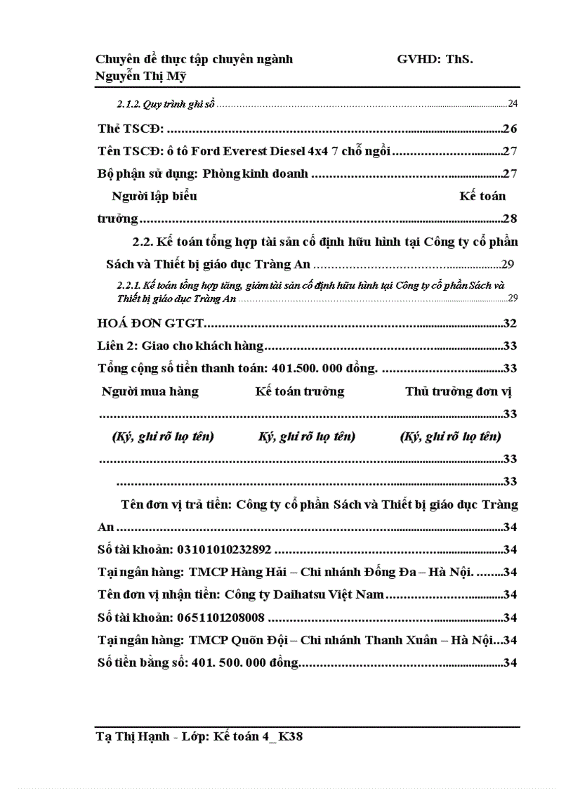 image for page Hoàn thiện kế toán tài sản cố định hữu hình tại Công ty cổ phần Sách và Thiết bị giáo dục Tràng An 1