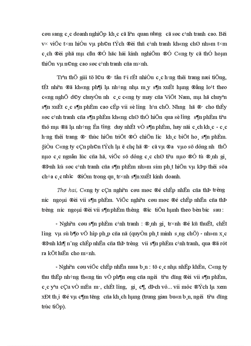 image for page Một số biện pháp nhằm nâng cao sức cạnh tranh của sản phẩm Công ty May Chiến Thắng trên thị trường quốc tế 1