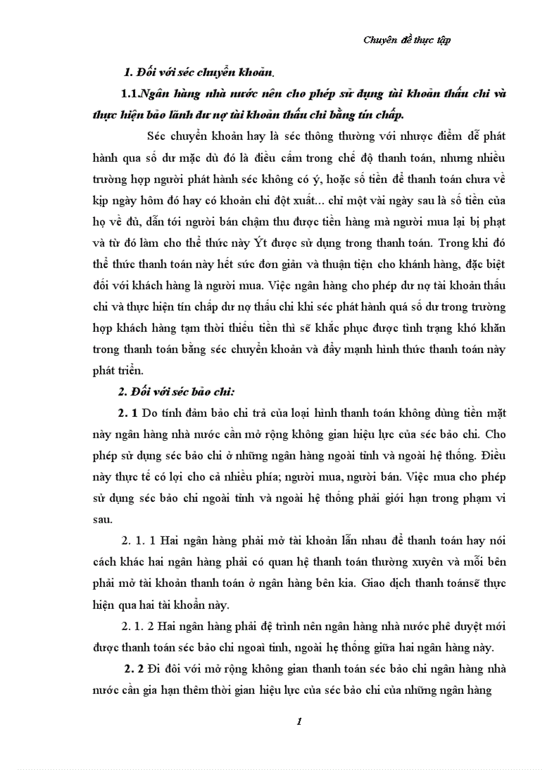 image for page Một số vấn đề nhằm hoàn thiện và phát triển tác thanh toán không dùng tiền mặt tại chi nhánh ngân hàng Công thương KVII HBT Hà Nội 1