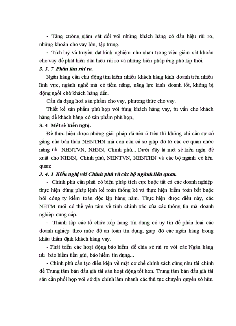 image for page Giải pháp phòng ngừa và hạn chế rủi ro tín dụng tại Ngân hàng Ngoại thương Hà Nội 1