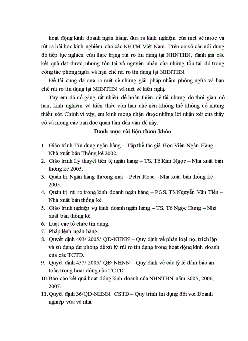 image for page Giải pháp phòng ngừa và hạn chế rủi ro tín dụng tại Ngân hàng Ngoại thương Hà Nội 1