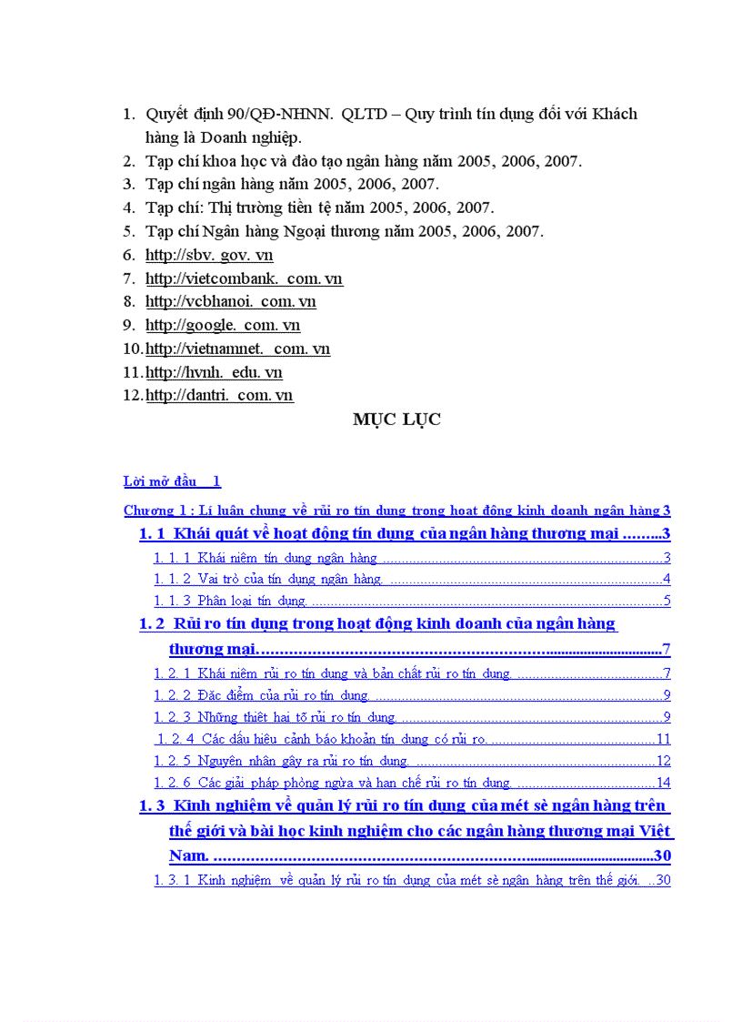 image for page Giải pháp phòng ngừa và hạn chế rủi ro tín dụng tại Ngân hàng Ngoại thương Hà Nội 1