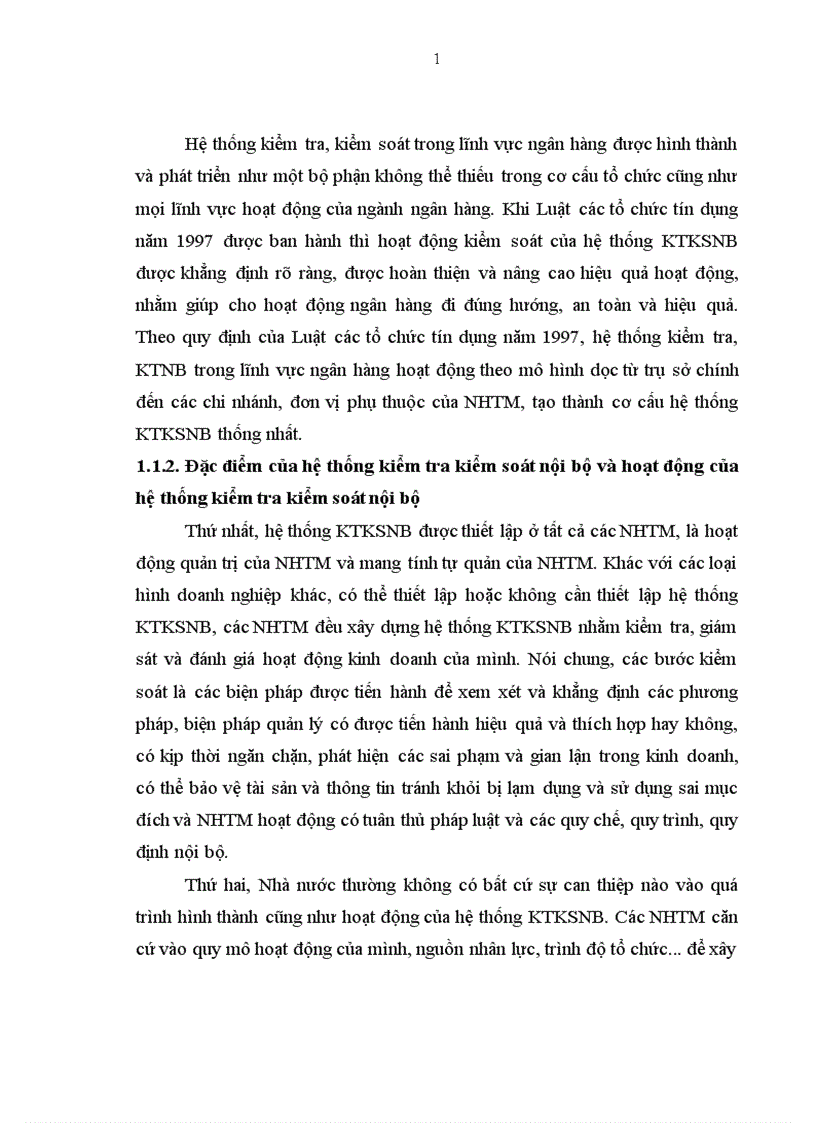 image for page Pháp luật điều chỉnh hệ thống kiểm tra kiểm soát nội bộ của ngân hàng thương mại và hoạt động của hệ thống kiểm tra kiểm soát nội bộ