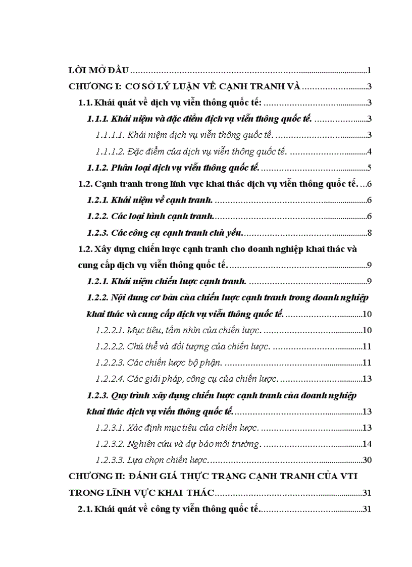 image for page Xây dựng chiến lược cạnh tranh giai đoạn 2010 2020 của công ty Viễn Thông Quốc Tế trong lĩnh vực khai thác dịch vụ viễn thông quốc tế 1