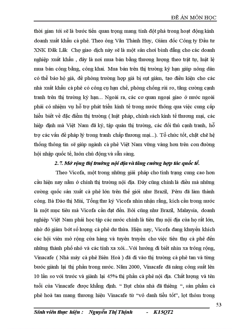 image for page Giải pháp nâng cao năng lực cạnh tranh của sản phẩm cà phê Việt Nam 1