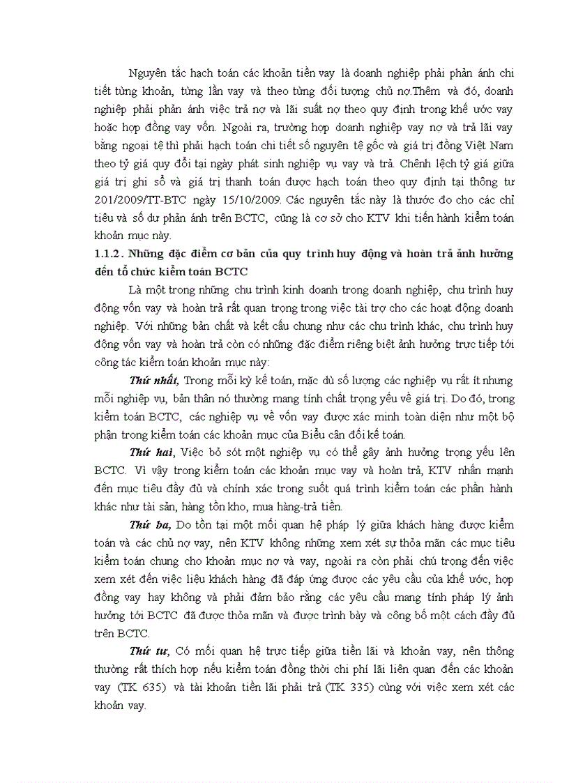 image for page Thực trạng vận dụng quy trình kiểm toán vào kiểm toán chu trình huy động vốn vay và hoàn trả trong kiểm toán BCTC do công ty kiểm toán PKF thực hiện tại khách hàng XYZ