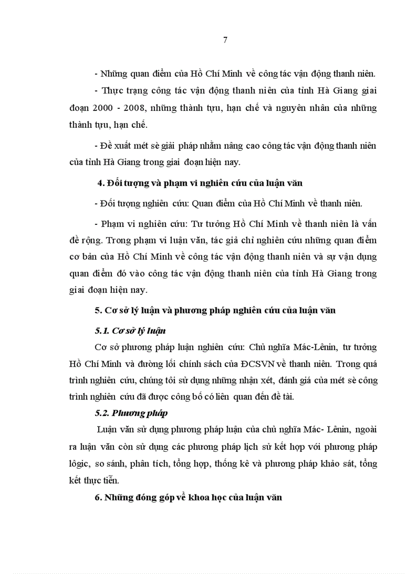 image for page Quan điểm của Hồ Chí Minh về công tác vận động thanh niên và sự vận dụng vào Hà Giang trong giai đoạn hiện nay 1