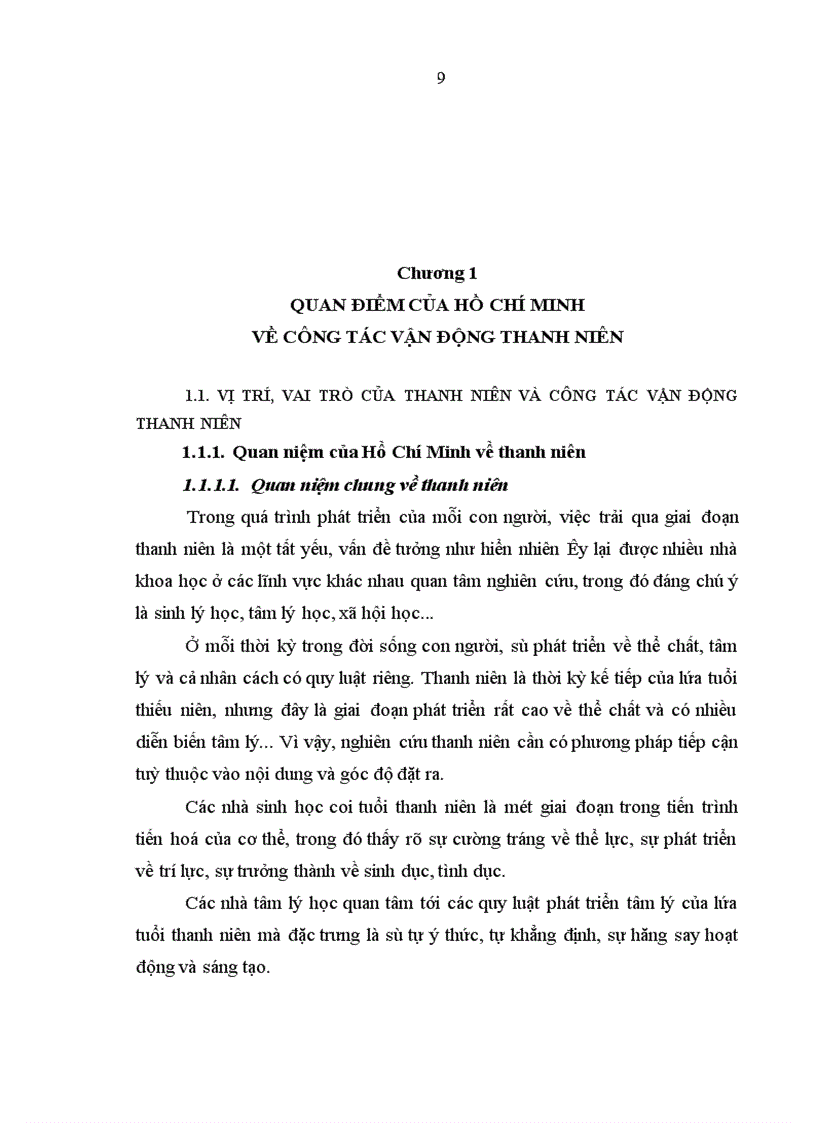 image for page Quan điểm của Hồ Chí Minh về công tác vận động thanh niên và sự vận dụng vào Hà Giang trong giai đoạn hiện nay 1