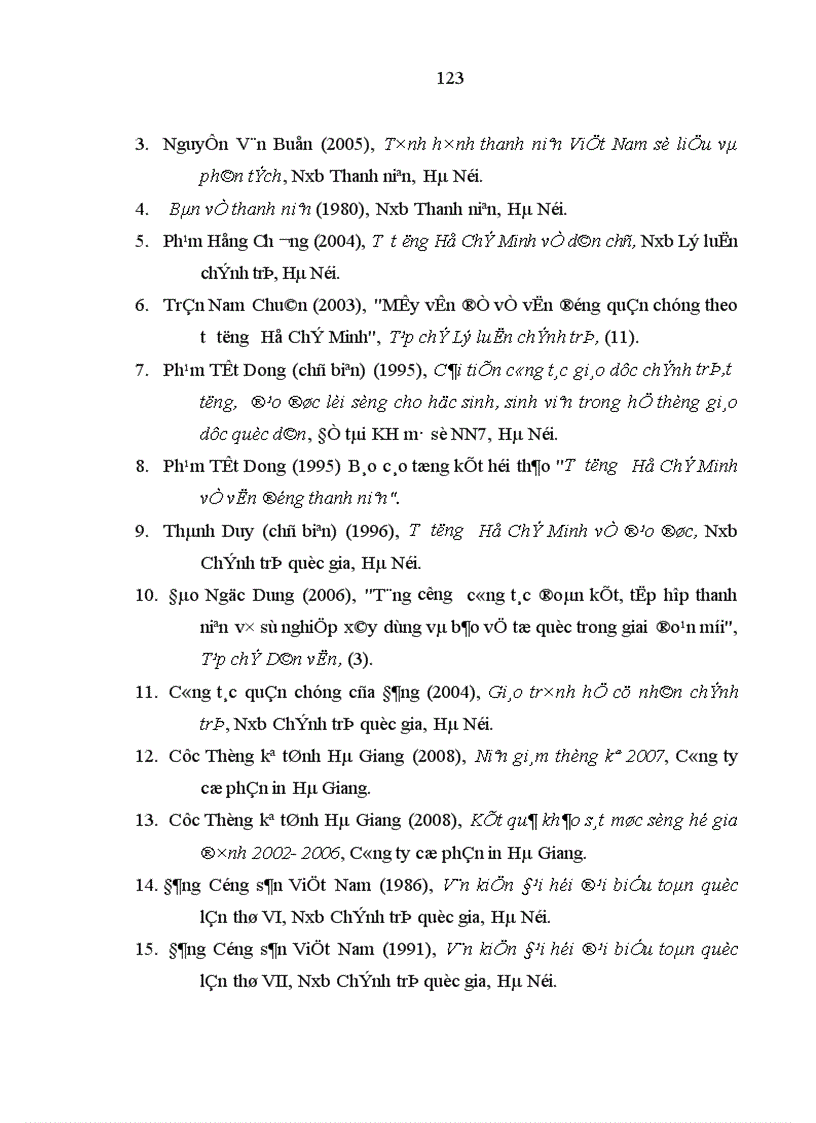 image for page Quan điểm của Hồ Chí Minh về công tác vận động thanh niên và sự vận dụng vào Hà Giang trong giai đoạn hiện nay 1