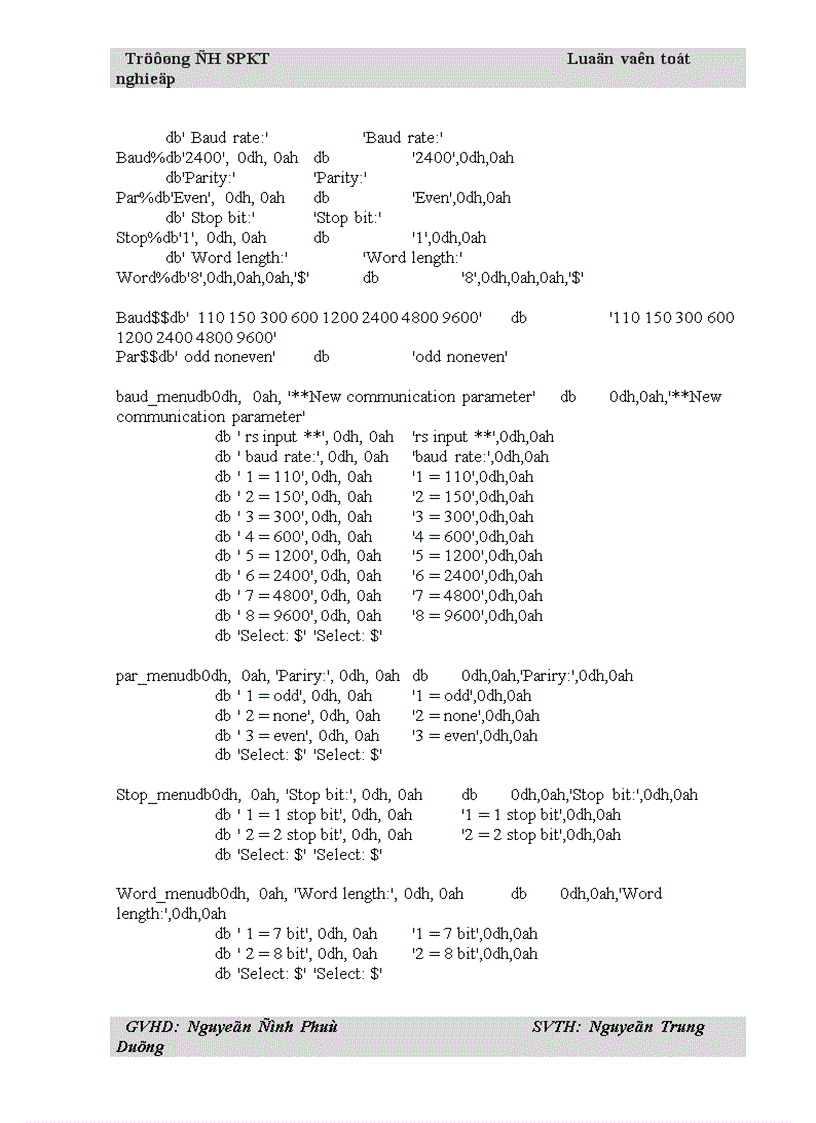 image for page Giao tiếp máy tinh với KIT vi xử lý 8085