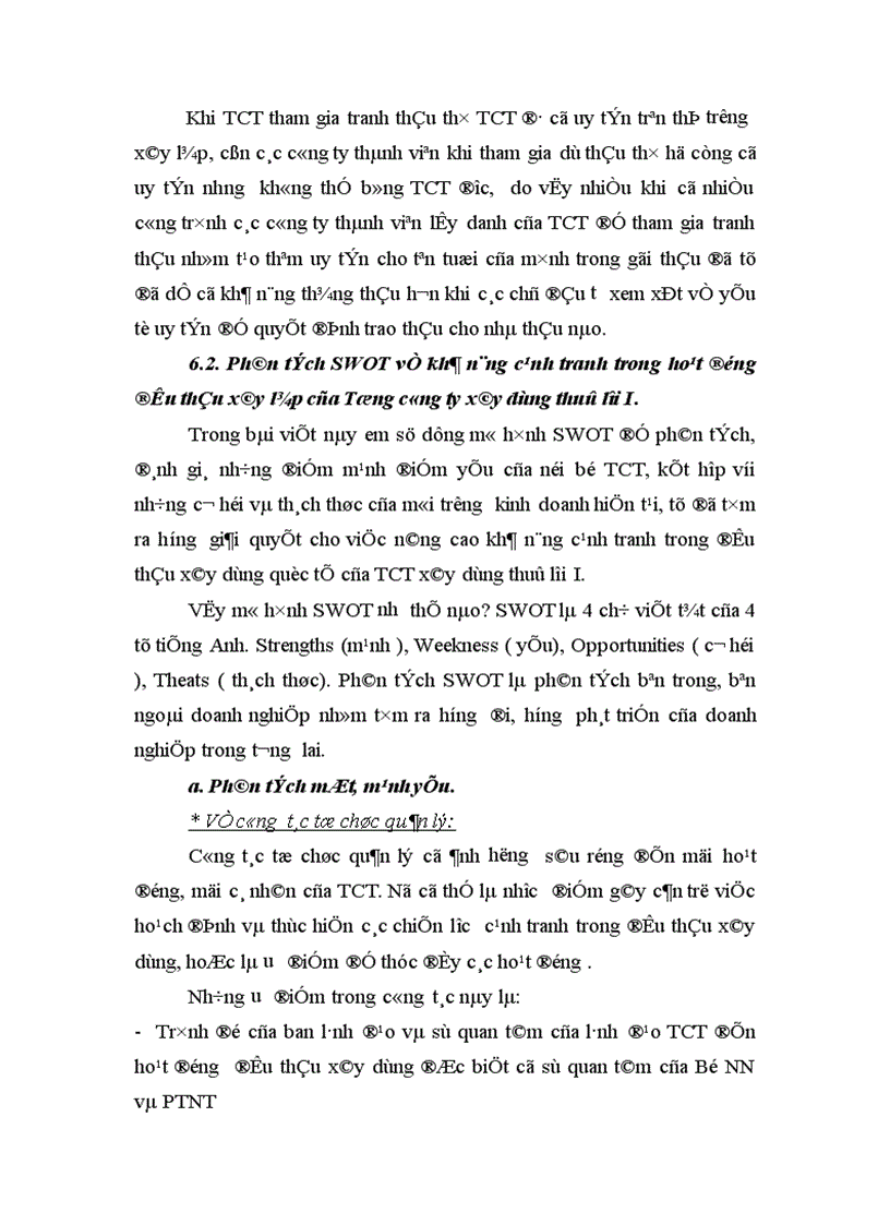 image for page Một số giải pháp nhằm tăng khả năng thắng thầu xây dựng quốc tế ở tổng công ty xây dựng thuỷ lợi i