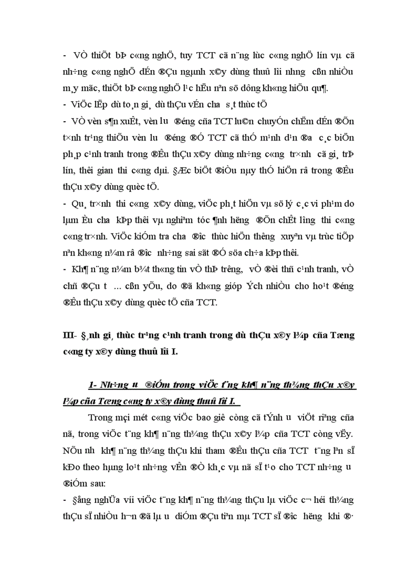 image for page Một số giải pháp nhằm tăng khả năng thắng thầu xây dựng quốc tế ở tổng công ty xây dựng thuỷ lợi i