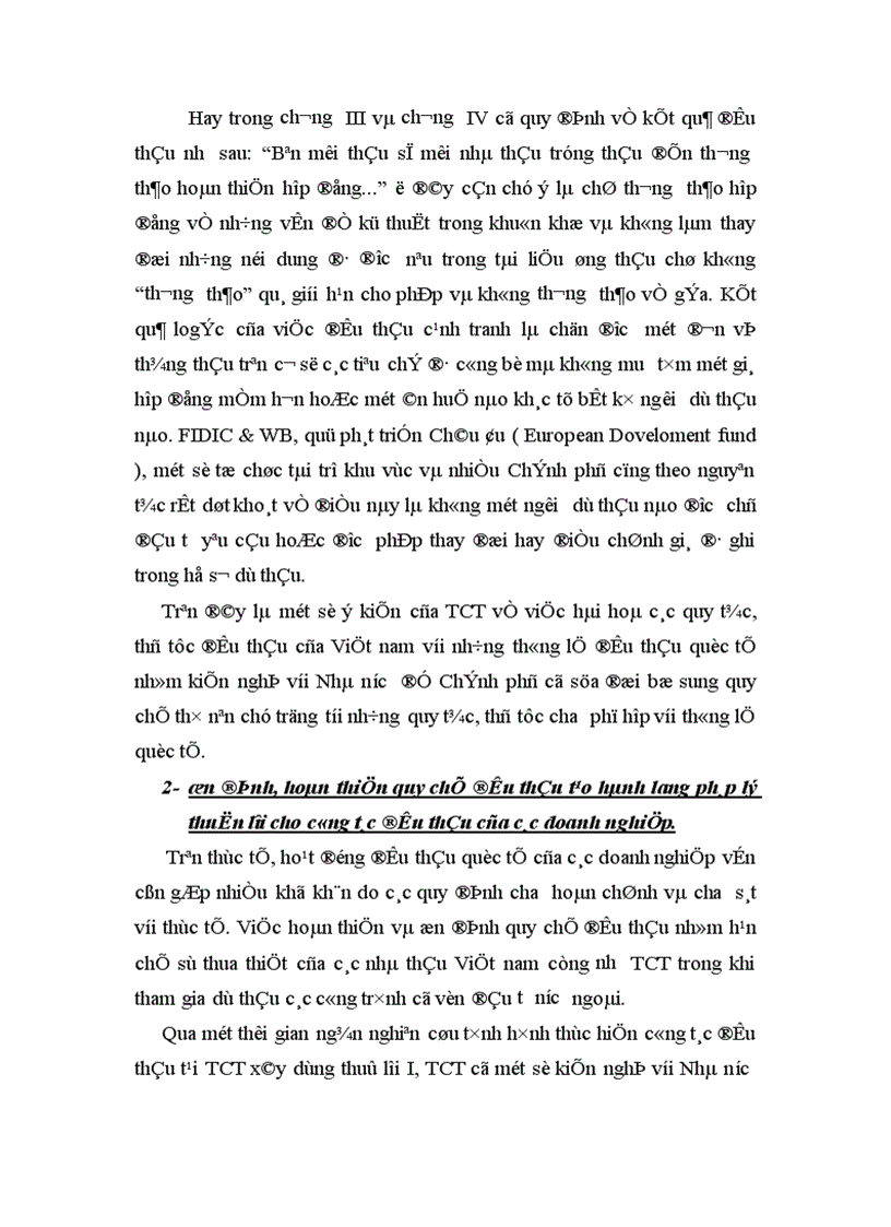 image for page Một số giải pháp nhằm tăng khả năng thắng thầu xây dựng quốc tế ở tổng công ty xây dựng thuỷ lợi i