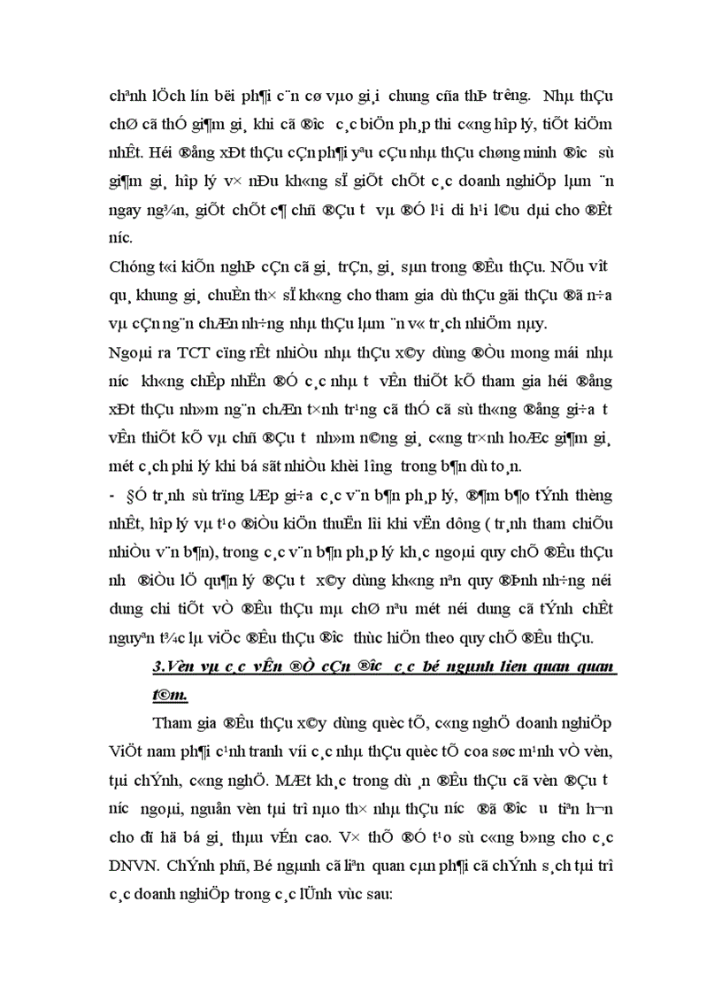 image for page Một số giải pháp nhằm tăng khả năng thắng thầu xây dựng quốc tế ở tổng công ty xây dựng thuỷ lợi i