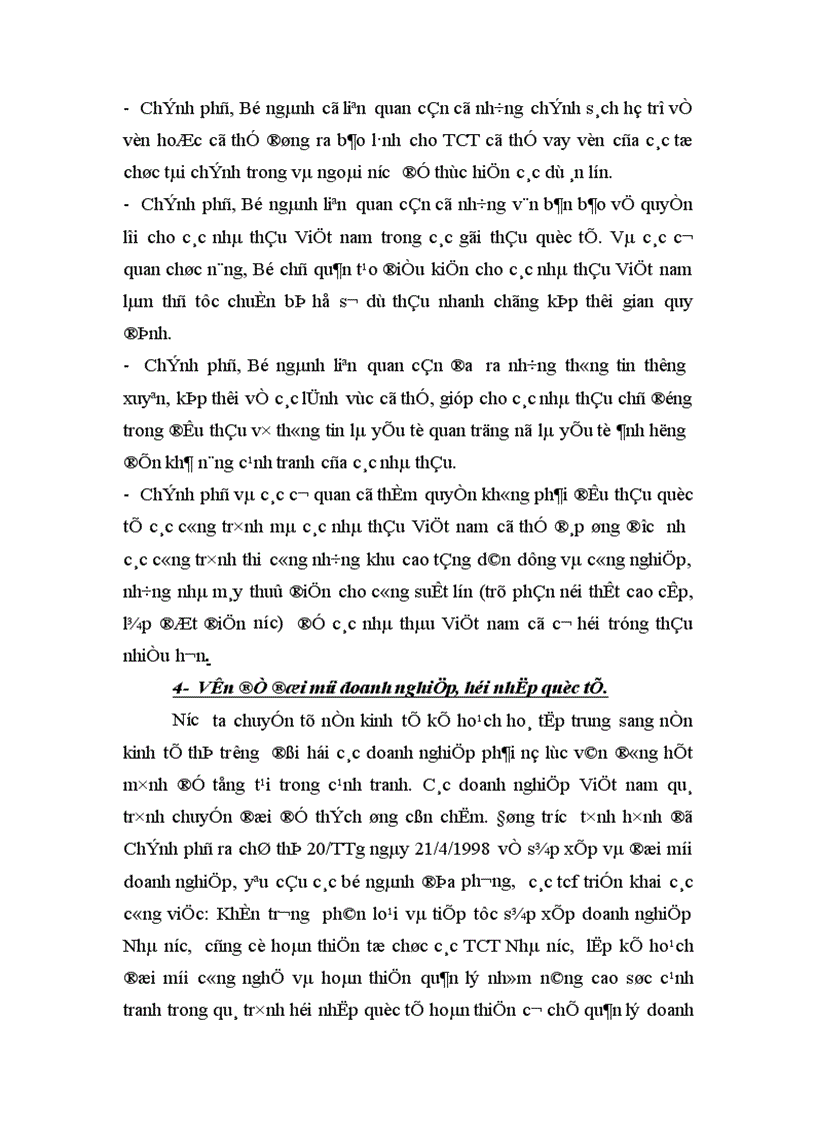 image for page Một số giải pháp nhằm tăng khả năng thắng thầu xây dựng quốc tế ở tổng công ty xây dựng thuỷ lợi i