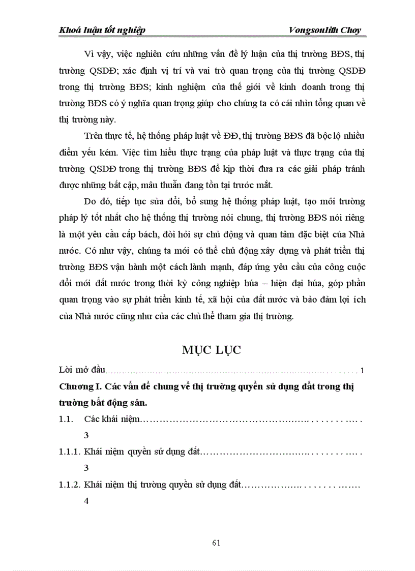 image for page Thực trạng pháp luật về thị trường quyền sử dụng đất trong thị trường bất động sản ở Việt Nam 1