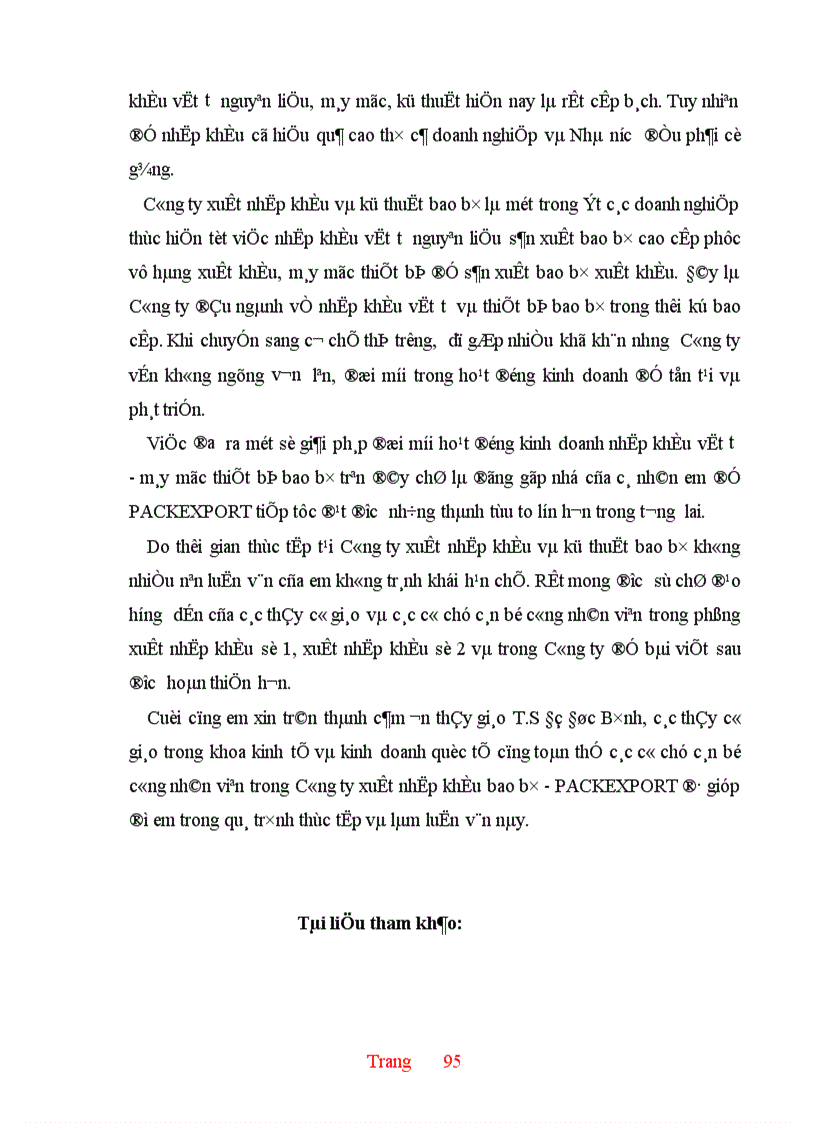 image for page Thực trạng và một số giải pháp hoàn thiện hoạt động nhập khẩu ở Công ty XNK và kỹ thuật bao bì 1