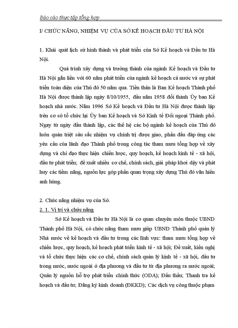 image for page Chức năng nhiệm vụ của sở kế hoạch đầu tư hà nội