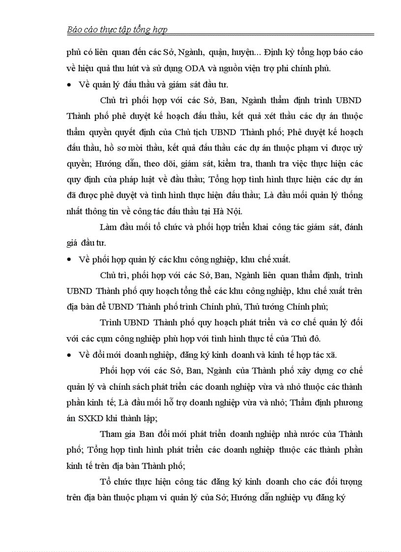 image for page Chức năng nhiệm vụ của sở kế hoạch đầu tư hà nội