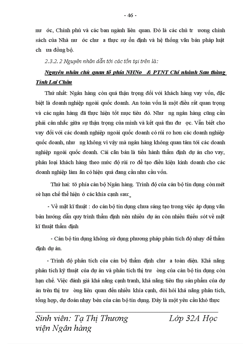 image for page Giải pháp nâng cao hiệu quả tín dụng trung và dài hạn tại NHNo PTNT San thàng Tỉnh Lai Châu 1