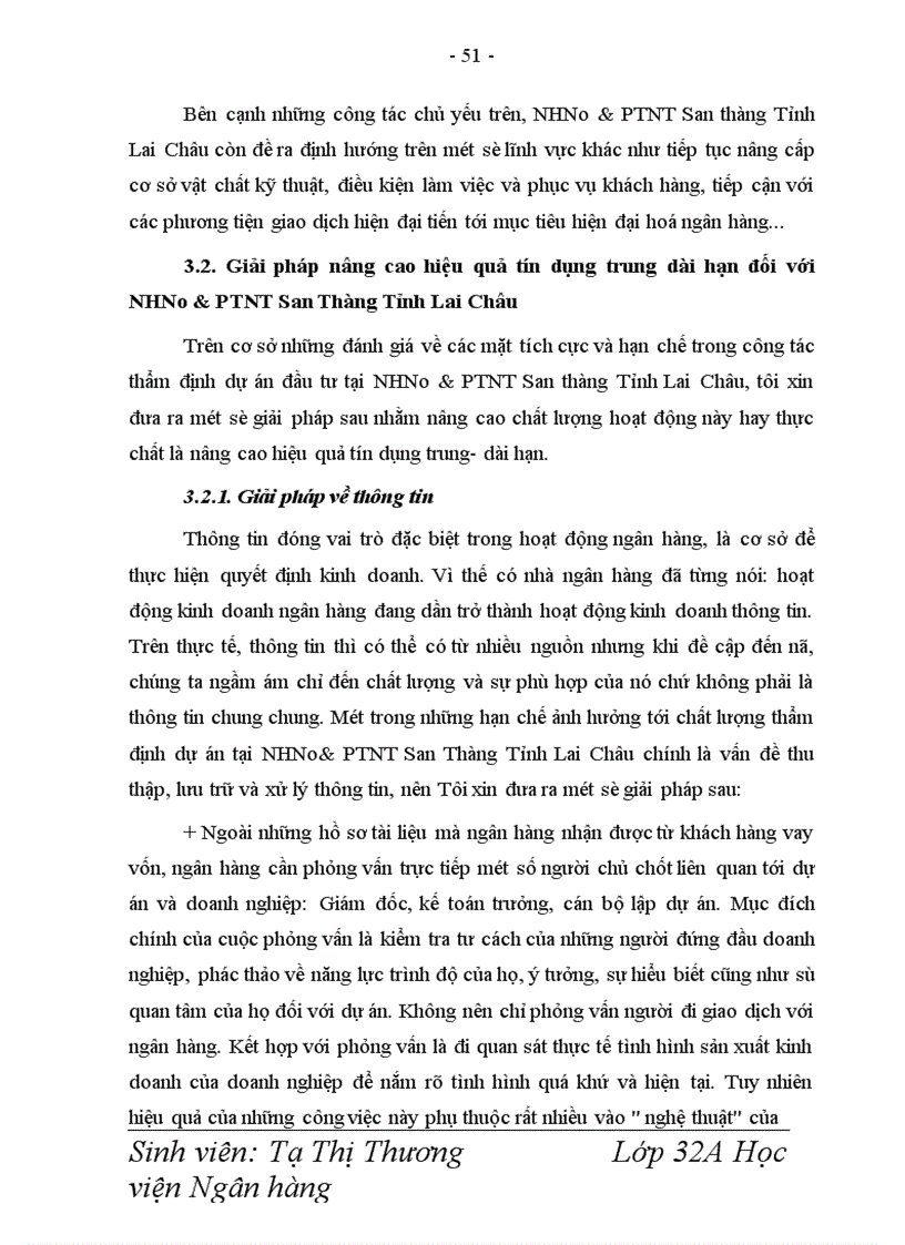 image for page Giải pháp nâng cao hiệu quả tín dụng trung và dài hạn tại NHNo PTNT San thàng Tỉnh Lai Châu 1