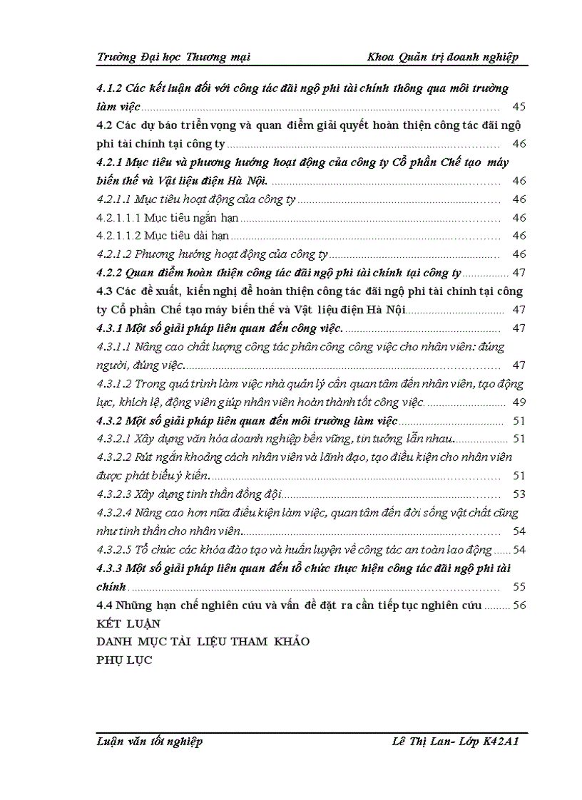 image for page Hoàn thiện công tác đãi ngộ phi tài chính tại công ty Cổ phần Chế tạo máy biến thế và Vật liệu điện Hà Nội