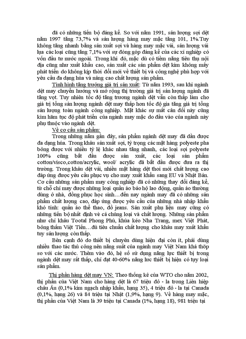image for page Hiệp định rào cản kỹ thuật thách thức đối với hàng dệt may Việt Nam trước ngưỡng cửa gia nhập WTO