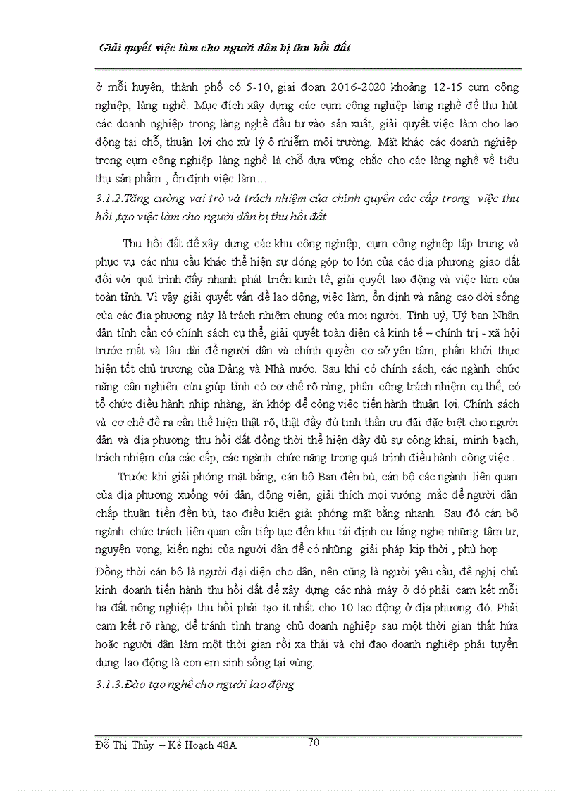 image for page Giải quyết việc làm cho những người dân bị thu hồi đất xây dựng các khu công nghiệp trên địa bàn tỉnh Thái Bình
