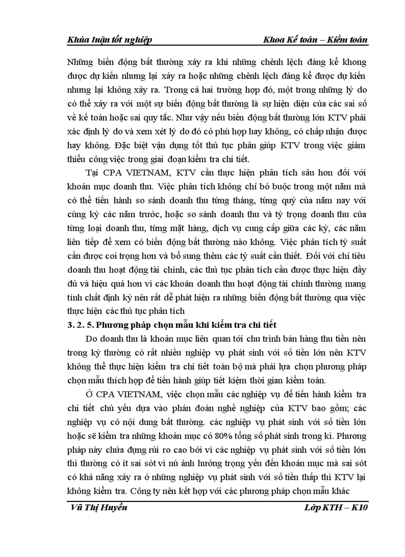 image for page Hoàn thiện quy trình kiểm toán khoản mục doanh thu trong kiểm toán báo cáo tài chính do Công ty Hợp danh Kiểm toán Việt Nam thực hiện 1