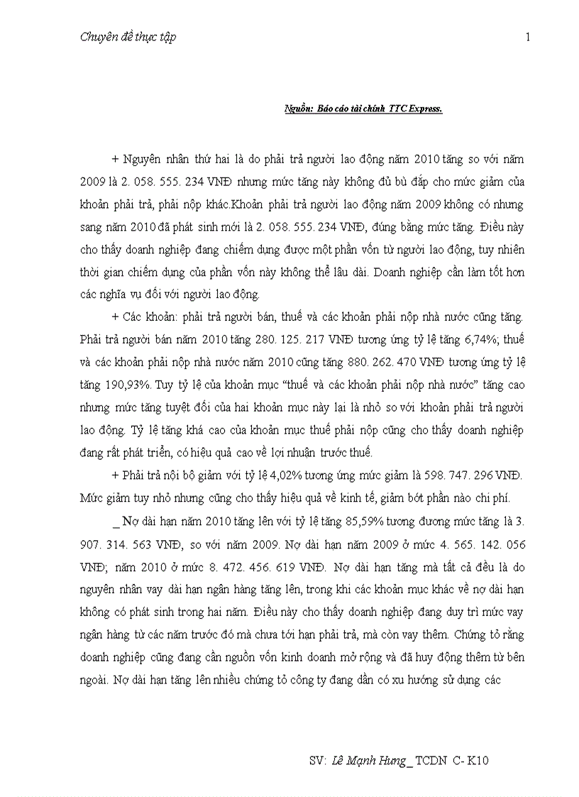 image for page Vốn kinh doanh và giải pháp nâng cao hiệu quả sử dụng vốn tại công ty cổ phần chuyển phát nhanh Tín Thành 1