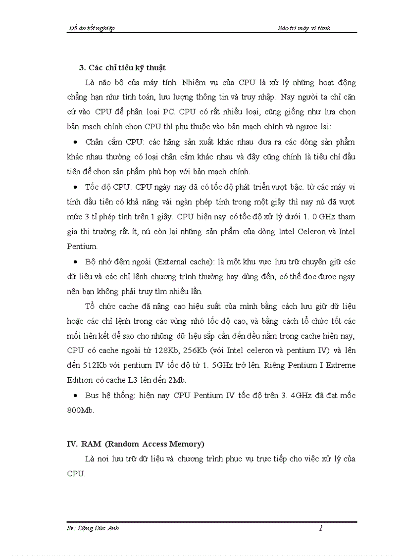 image for page Bảo trì máy vi tính