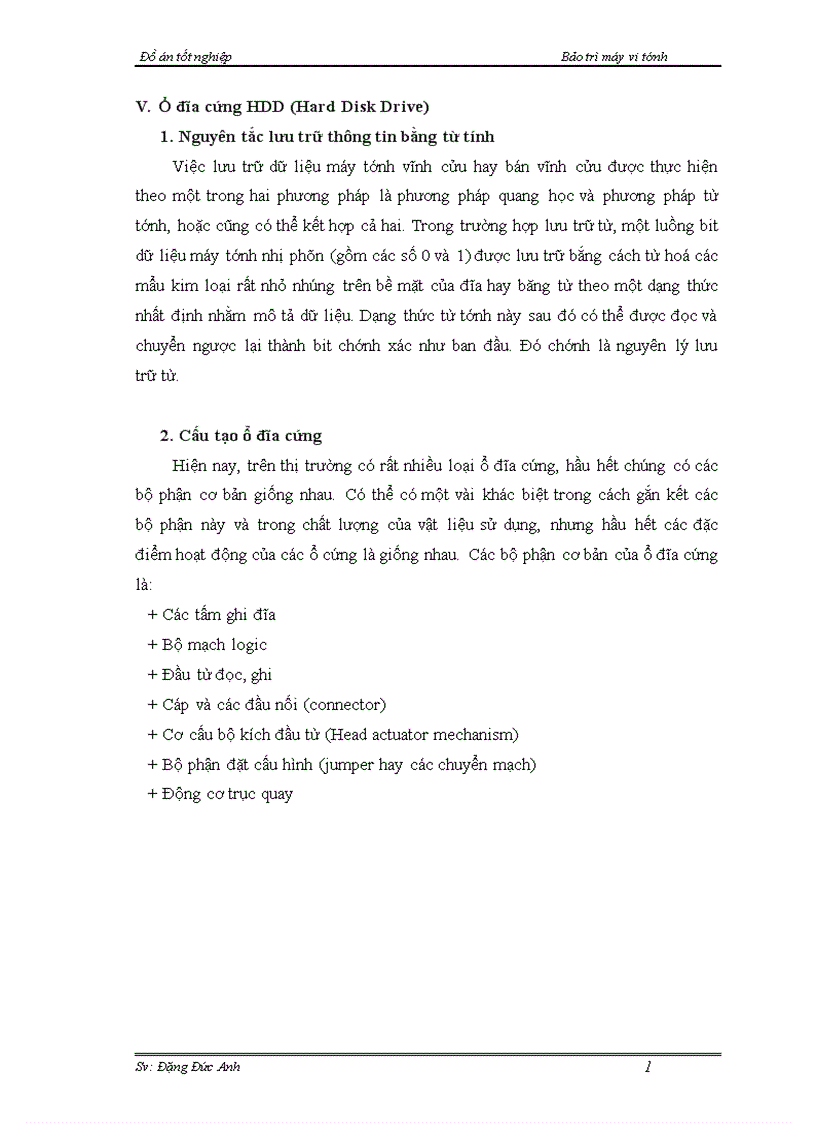 image for page Bảo trì máy vi tính