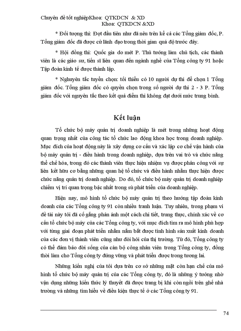 image for page Một số giải pháp nhằm hoàn thiện cơ cấu tổ chức bộ máy quản trị của các tổng công ty 91