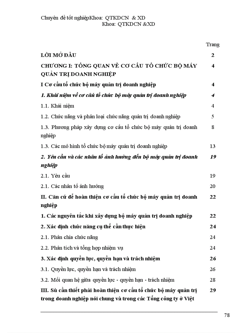 image for page Một số giải pháp nhằm hoàn thiện cơ cấu tổ chức bộ máy quản trị của các tổng công ty 91
