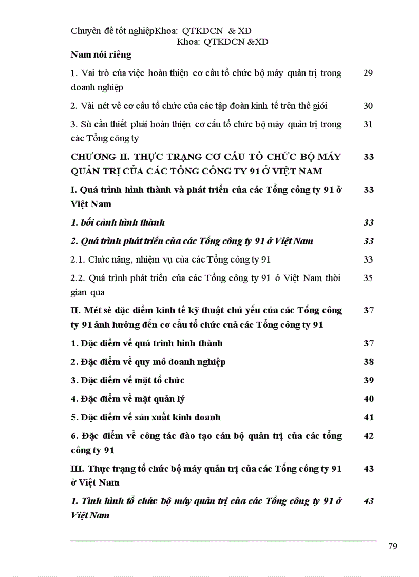 image for page Một số giải pháp nhằm hoàn thiện cơ cấu tổ chức bộ máy quản trị của các tổng công ty 91