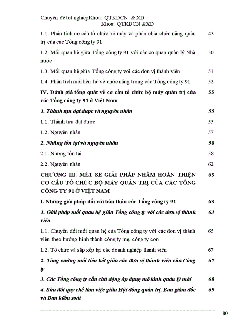 image for page Một số giải pháp nhằm hoàn thiện cơ cấu tổ chức bộ máy quản trị của các tổng công ty 91