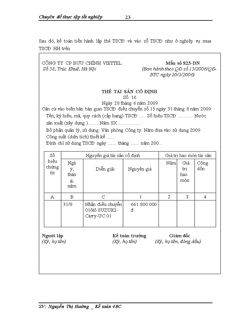 image for page Hoàn thiện kế toán tài sản cố định hữu hình tại công ty CP bưu chính Viettel 1
