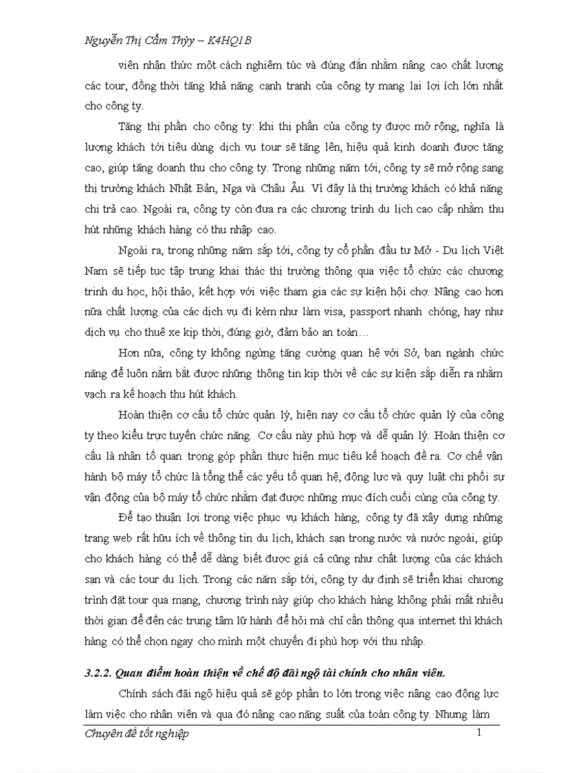 image for page Hoàn thiện công tác đãi ngộ tài chính cho nhân viên tại công ty cổ phần đầu tư du lịch Mở Du lịch Việt Nam