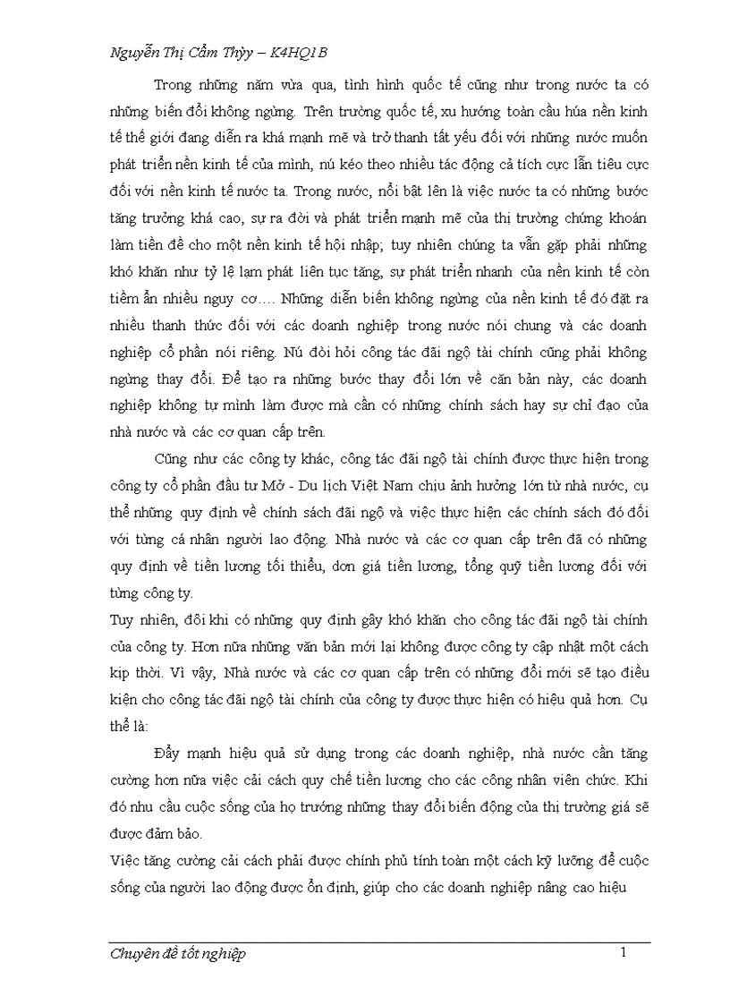 image for page Hoàn thiện công tác đãi ngộ tài chính cho nhân viên tại công ty cổ phần đầu tư du lịch Mở Du lịch Việt Nam