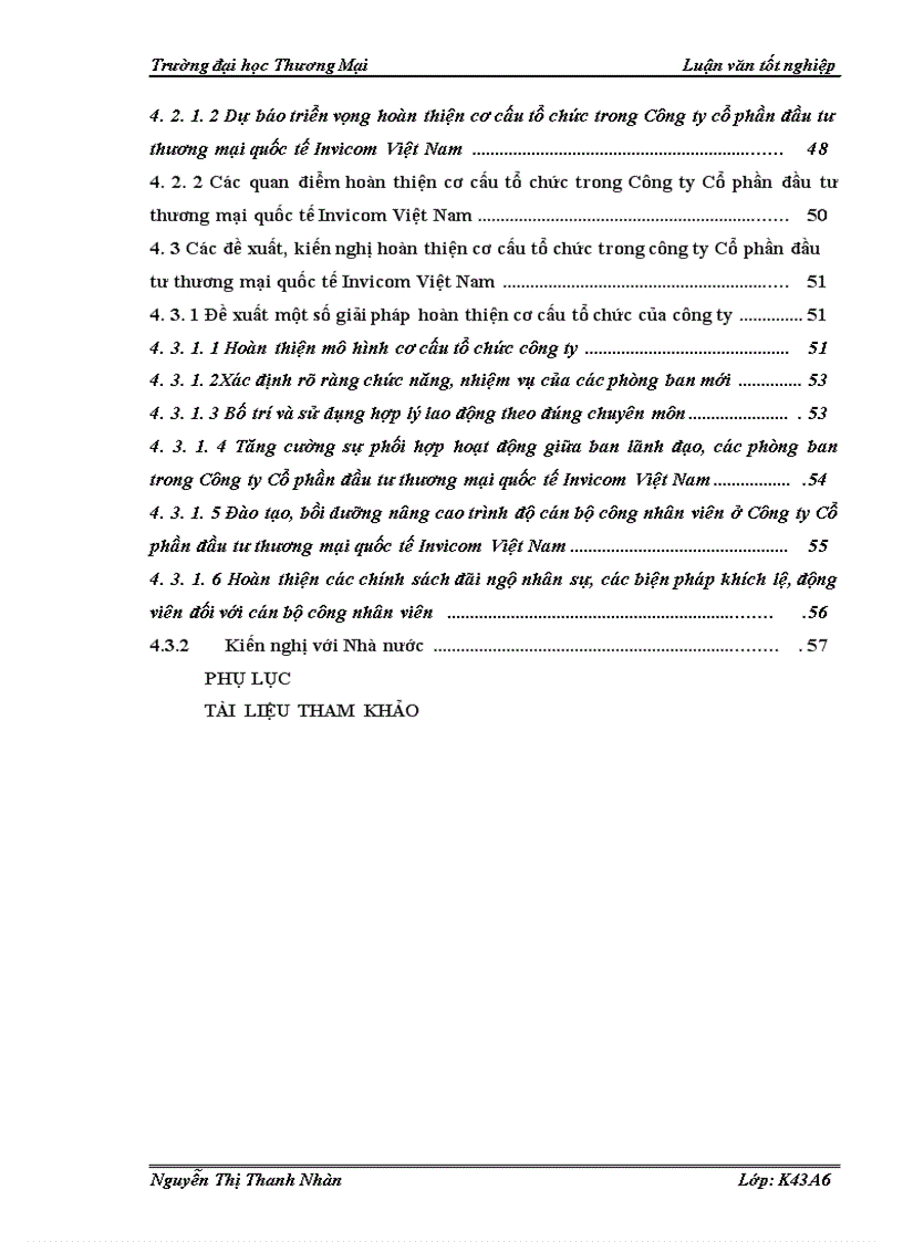 image for page Hoàn thiện cơ cấu tổ chức của Công ty Cổ phần đầu tư thương mại quốc tế Invicom Việt Nam 1