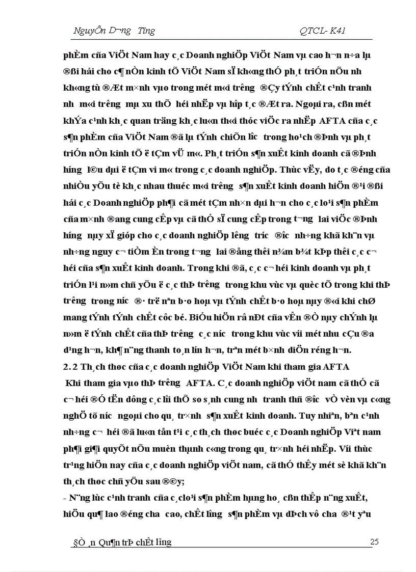 image for page Chất lượng sản phẩm và vai trò của chất lượng sản phẩm trong hội nhập kinh tế khu vực và thế giới 1