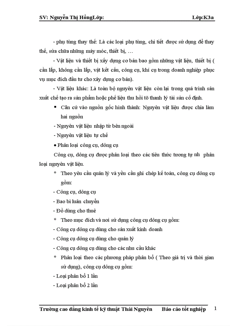 image for page Hạch toán nguyên vật liệu và công cụ dụng cụ tại công ty cổ phần đầu tư DNC