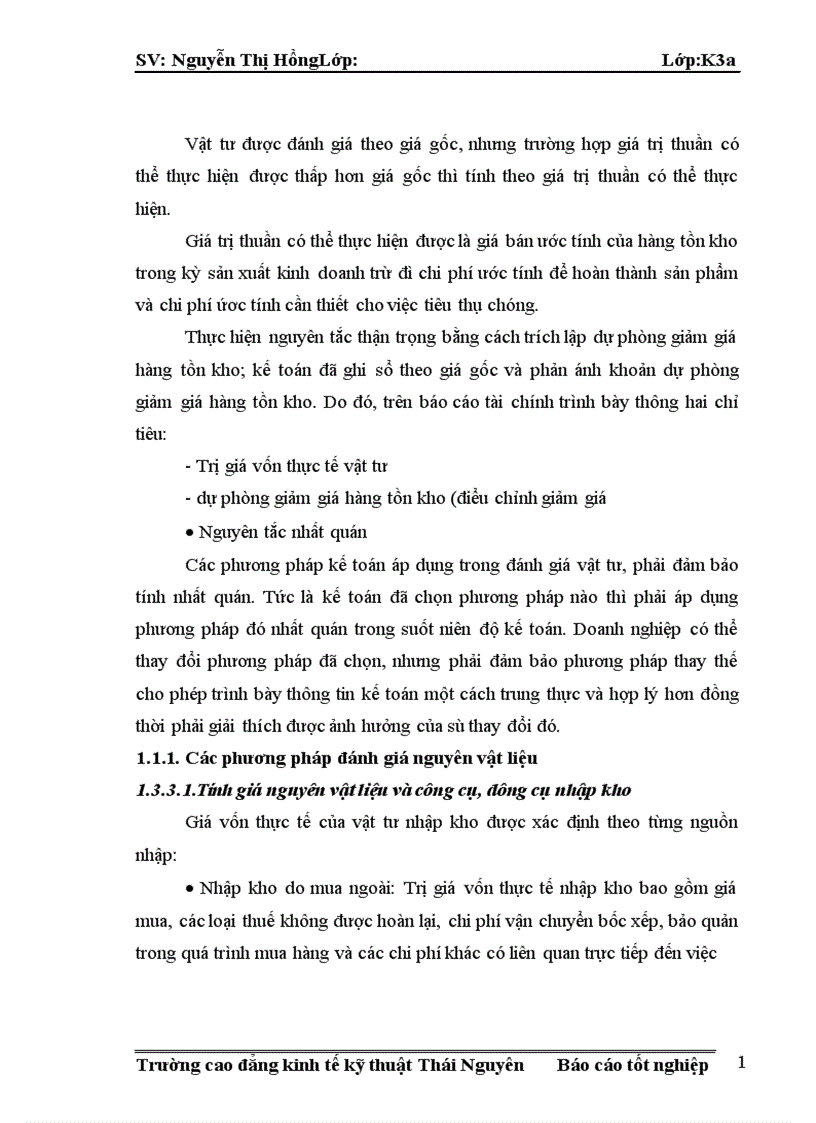 image for page Hạch toán nguyên vật liệu và công cụ dụng cụ tại công ty cổ phần đầu tư DNC