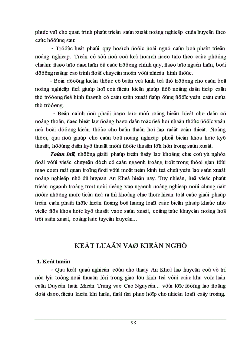 image for page Chuyển dịch cơ cấu sản xuất ngành trồng trọt ở huyện An Khê tỉnh Gia Lai