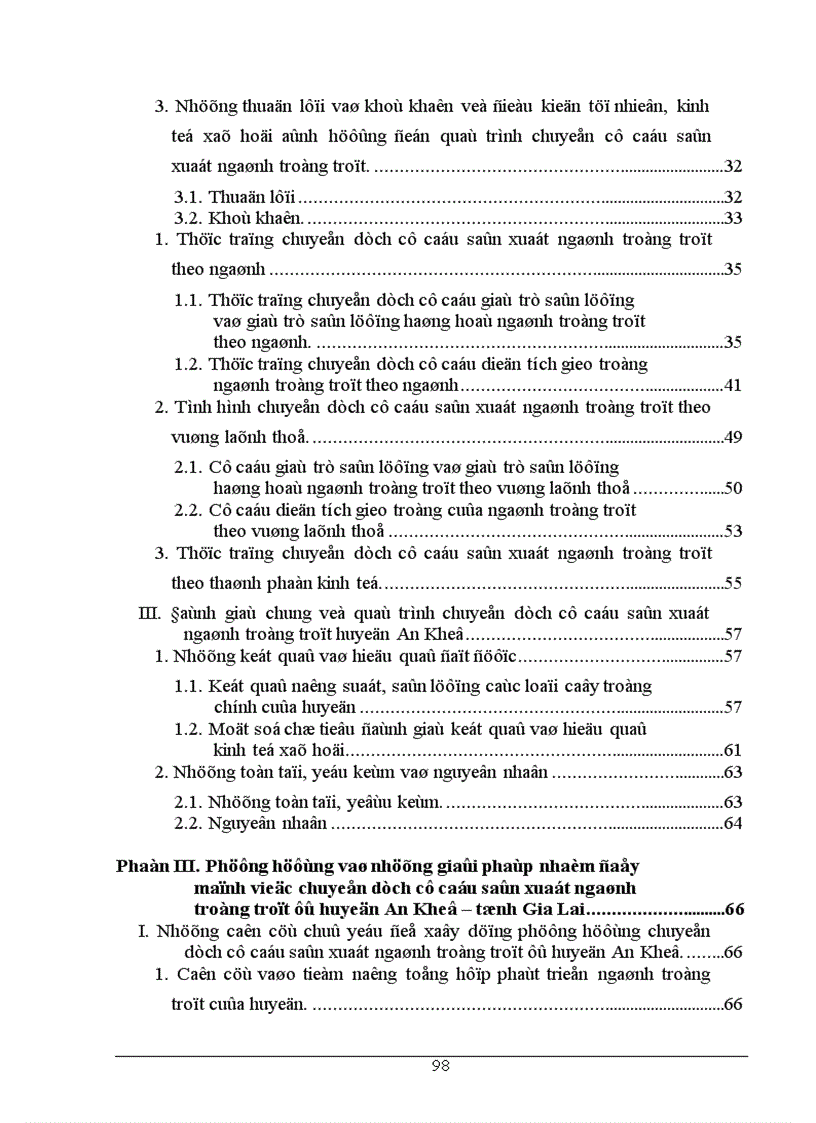 image for page Chuyển dịch cơ cấu sản xuất ngành trồng trọt ở huyện An Khê tỉnh Gia Lai